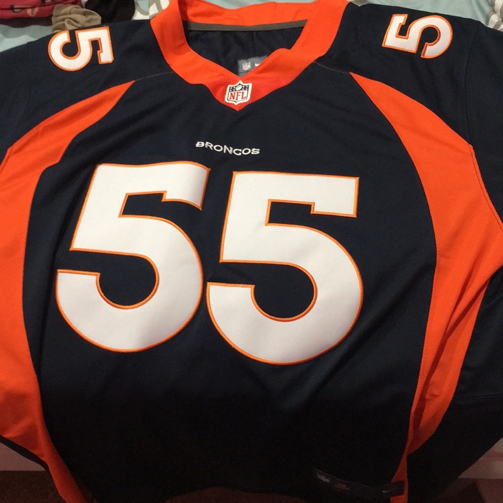 Broncos Jersey Stitched Lettering